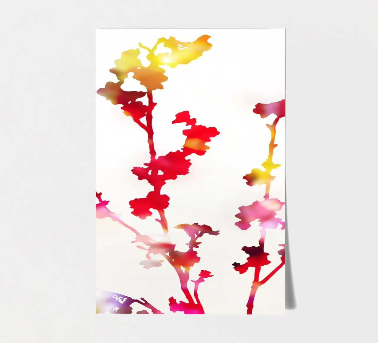 Florescence Red sticker sheet by amini54