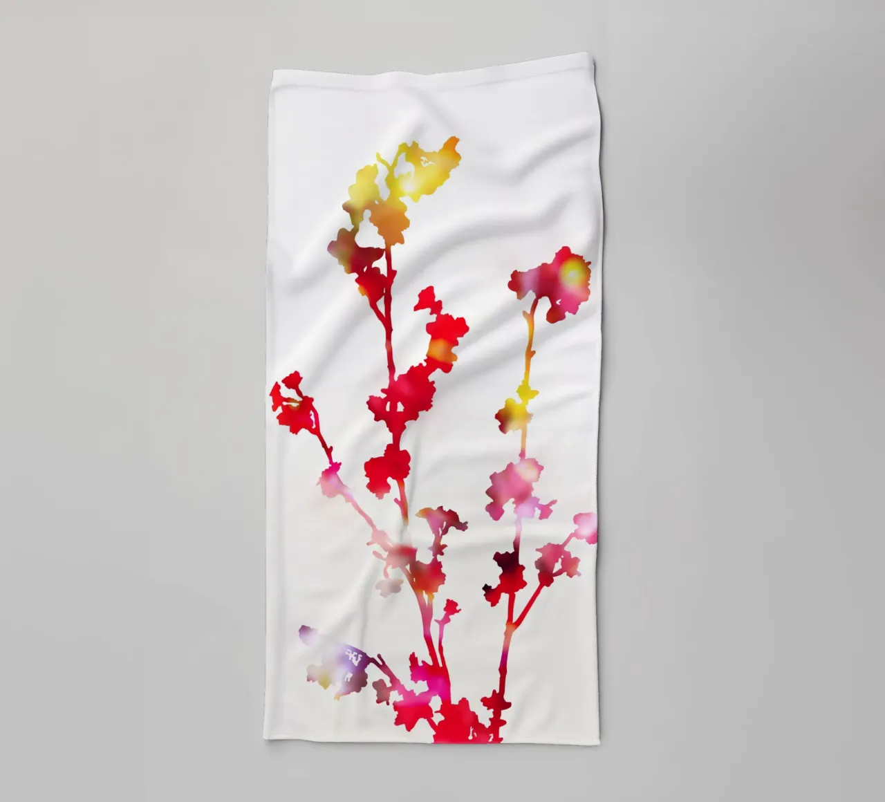 Florescence Red towel by amini54