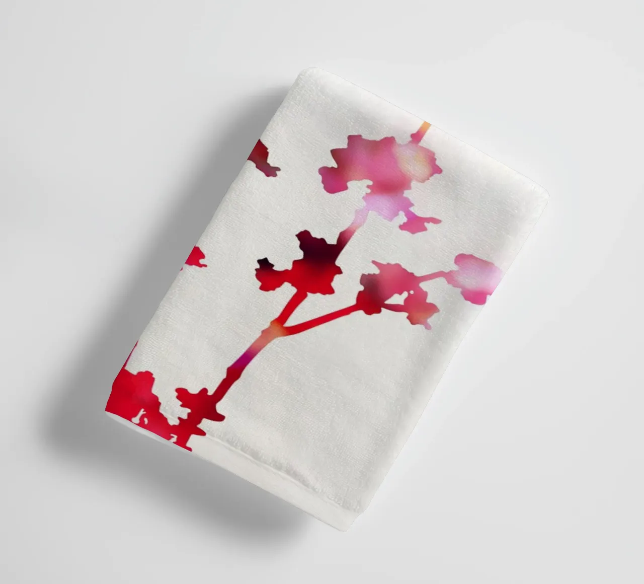 Florescence Red towel by amini54