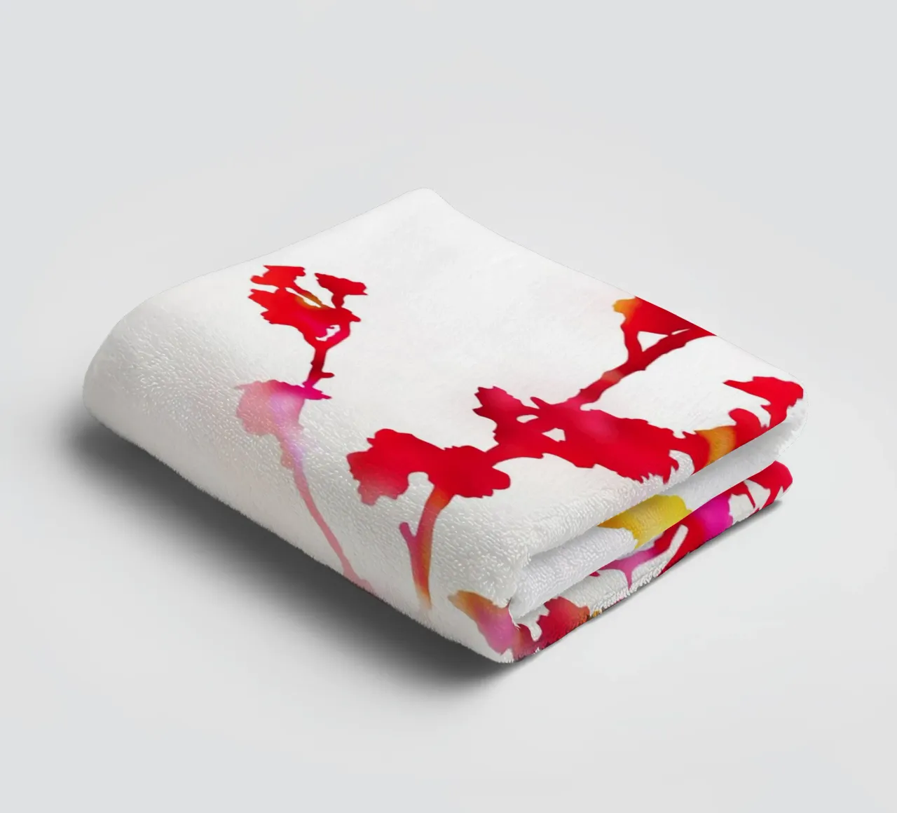 Florescence Red towel by amini54