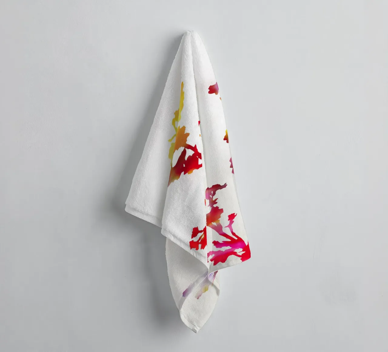 Florescence Red towel by amini54