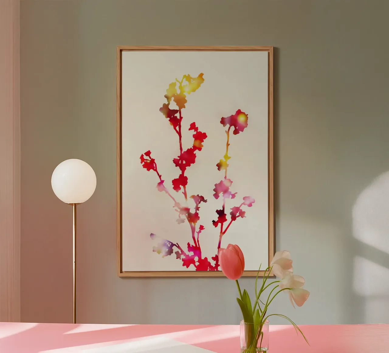 Florescence Red alu-dibond by amini54