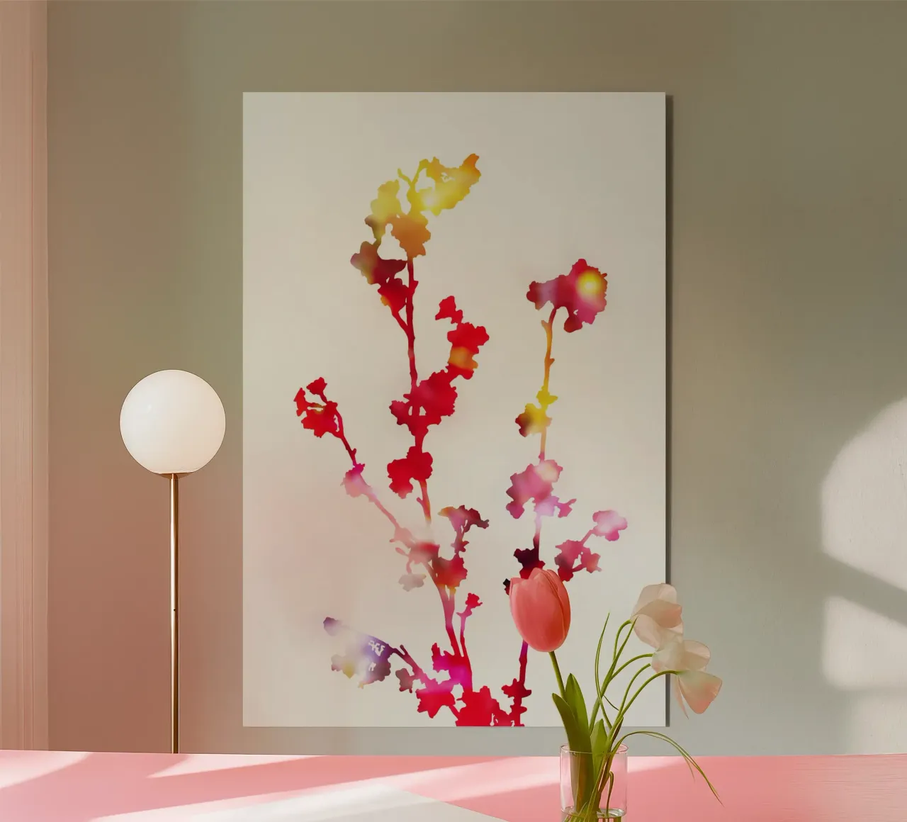 Florescence Red alu-dibond by amini54