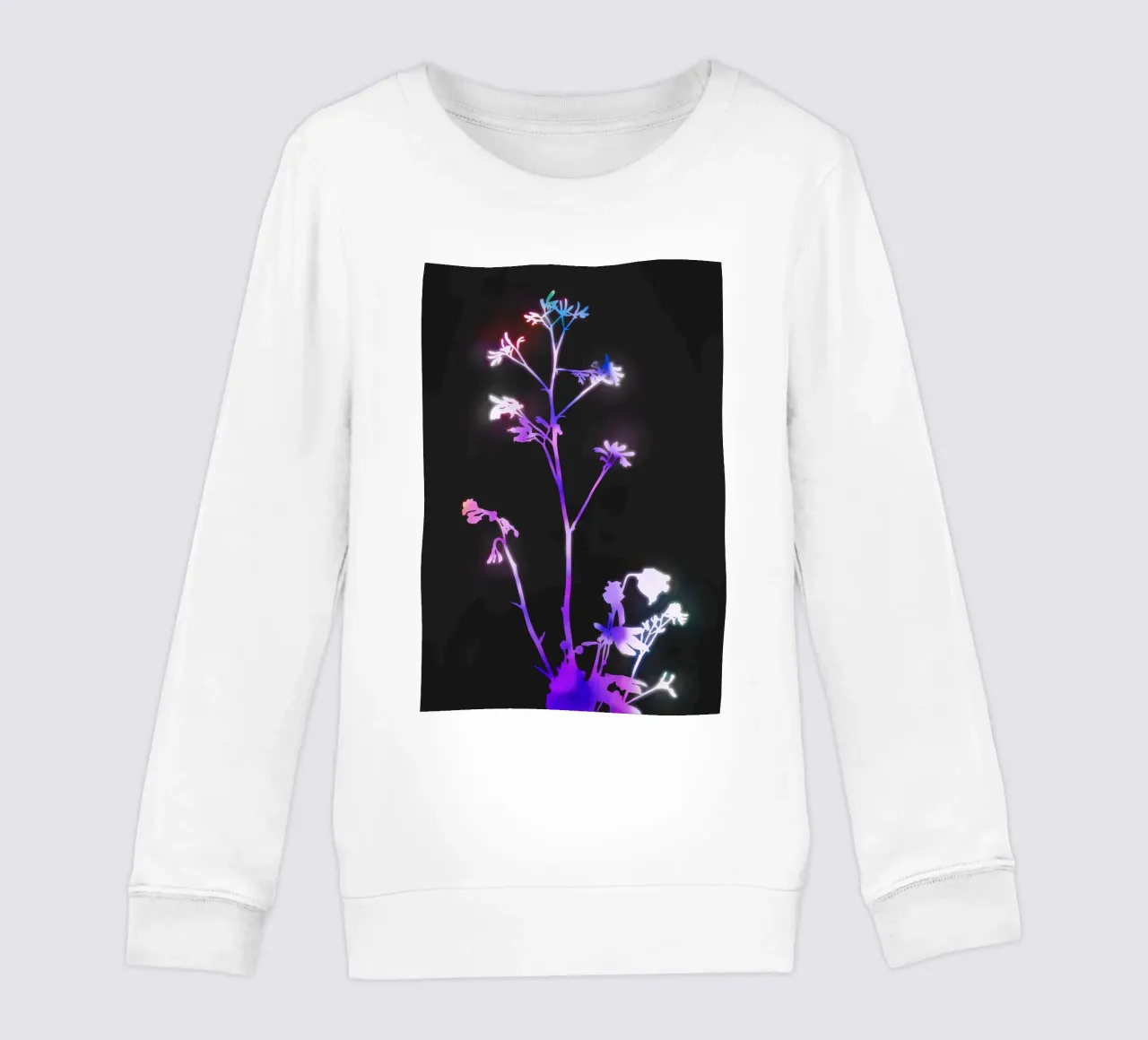 Florescenza viola felpa bambino da amini54
