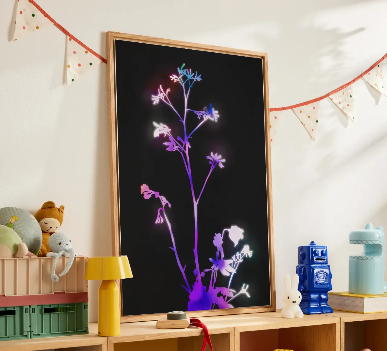 Florescenza viola plexiglass da amini54