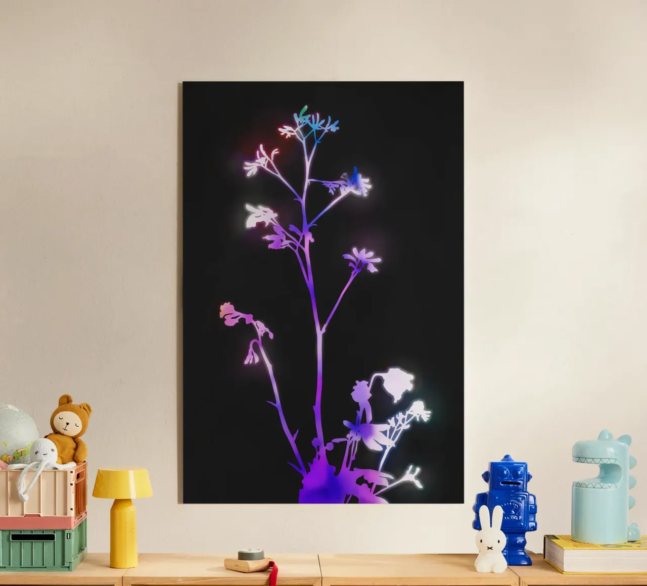 Florescenza viola plexiglass da amini54