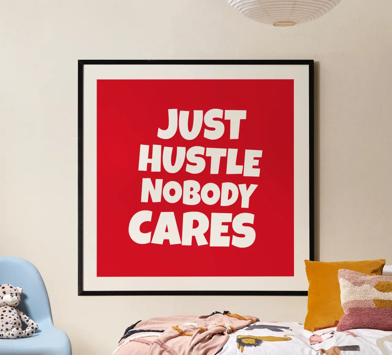 Just hustle nobody cares carta hahnemühle da happieeagle