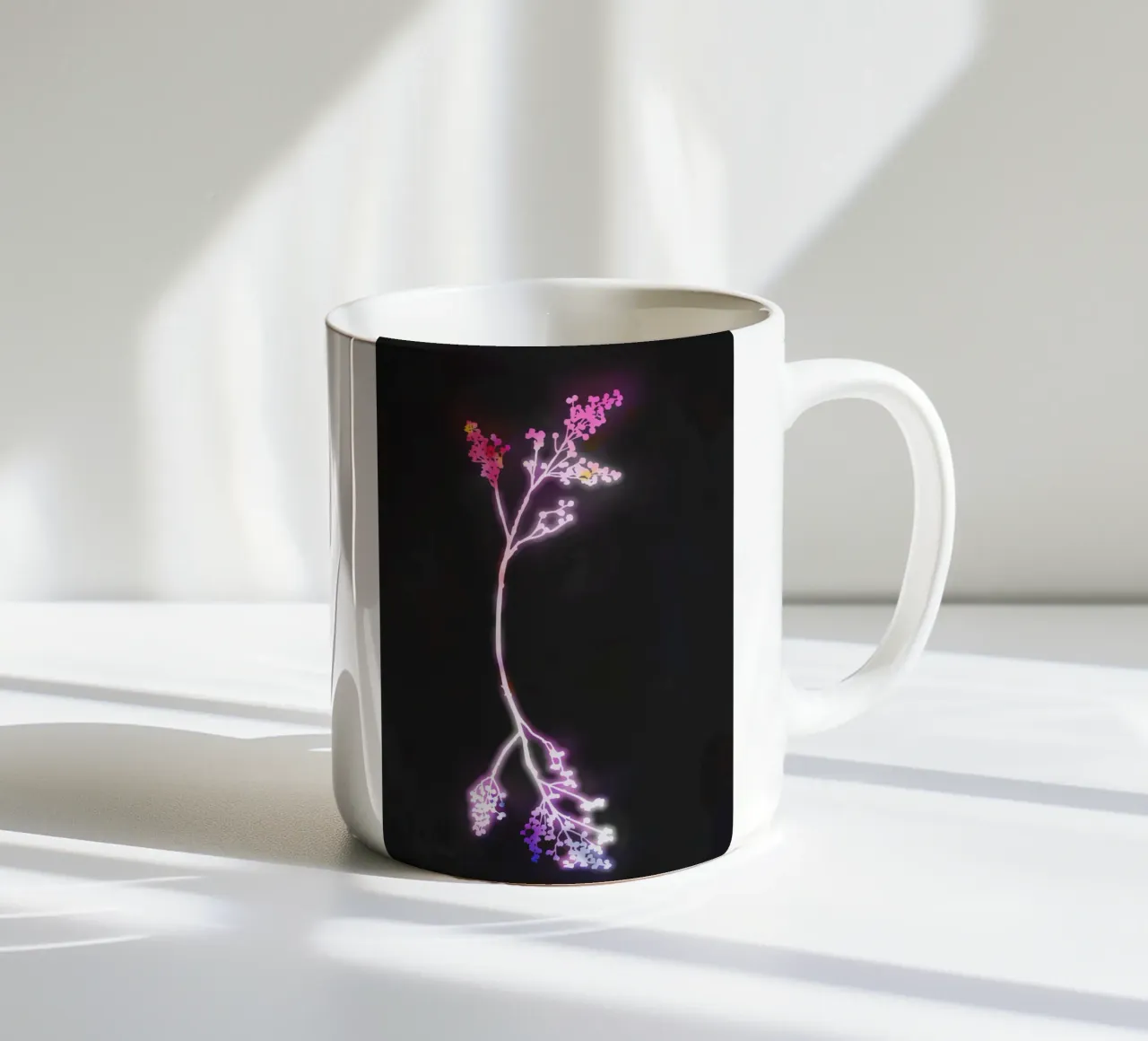 Florescenza Fuschia tazza in ceramica da amini54