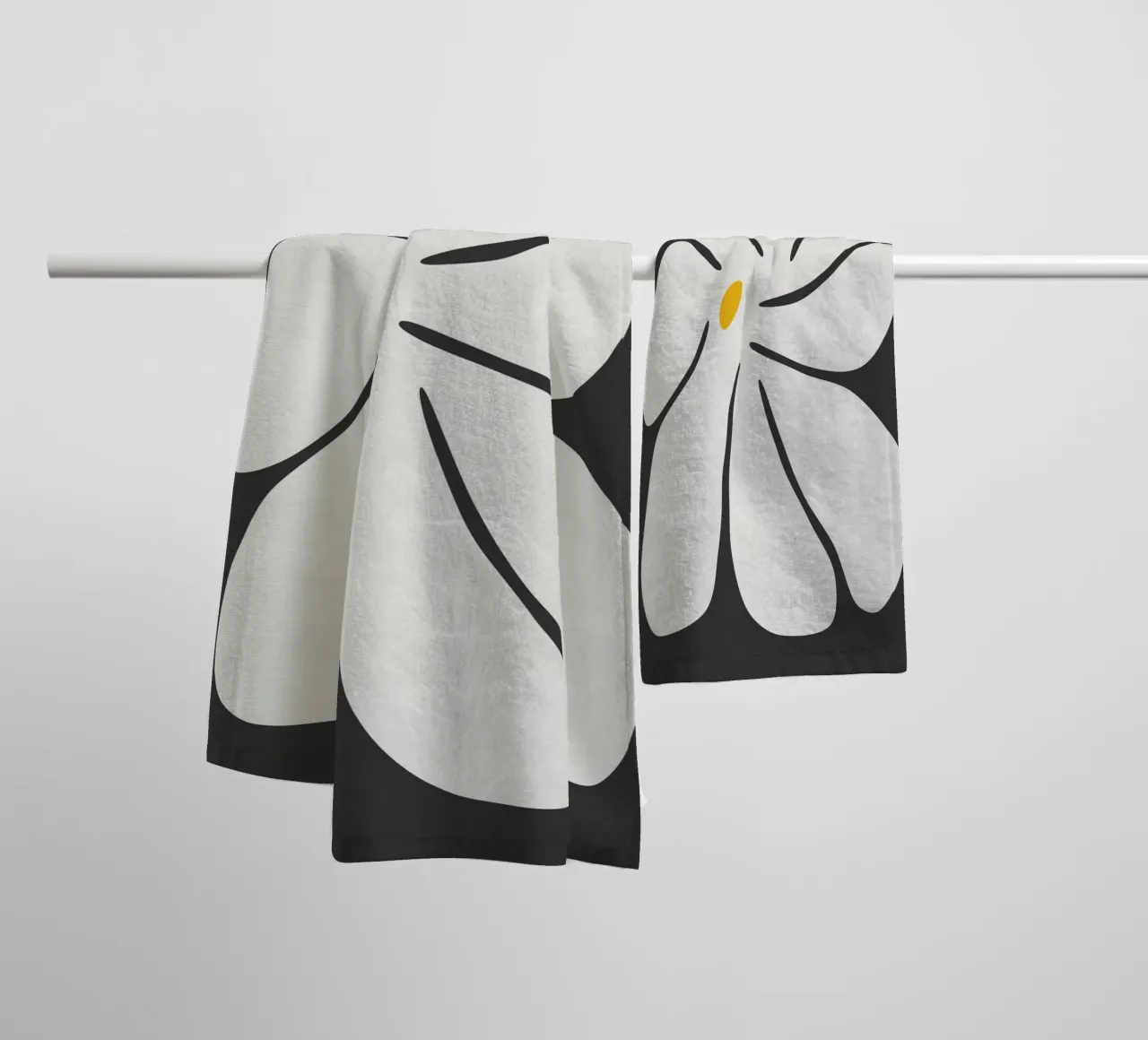 Fiore di margherita II asciugamano da bagno da amini54