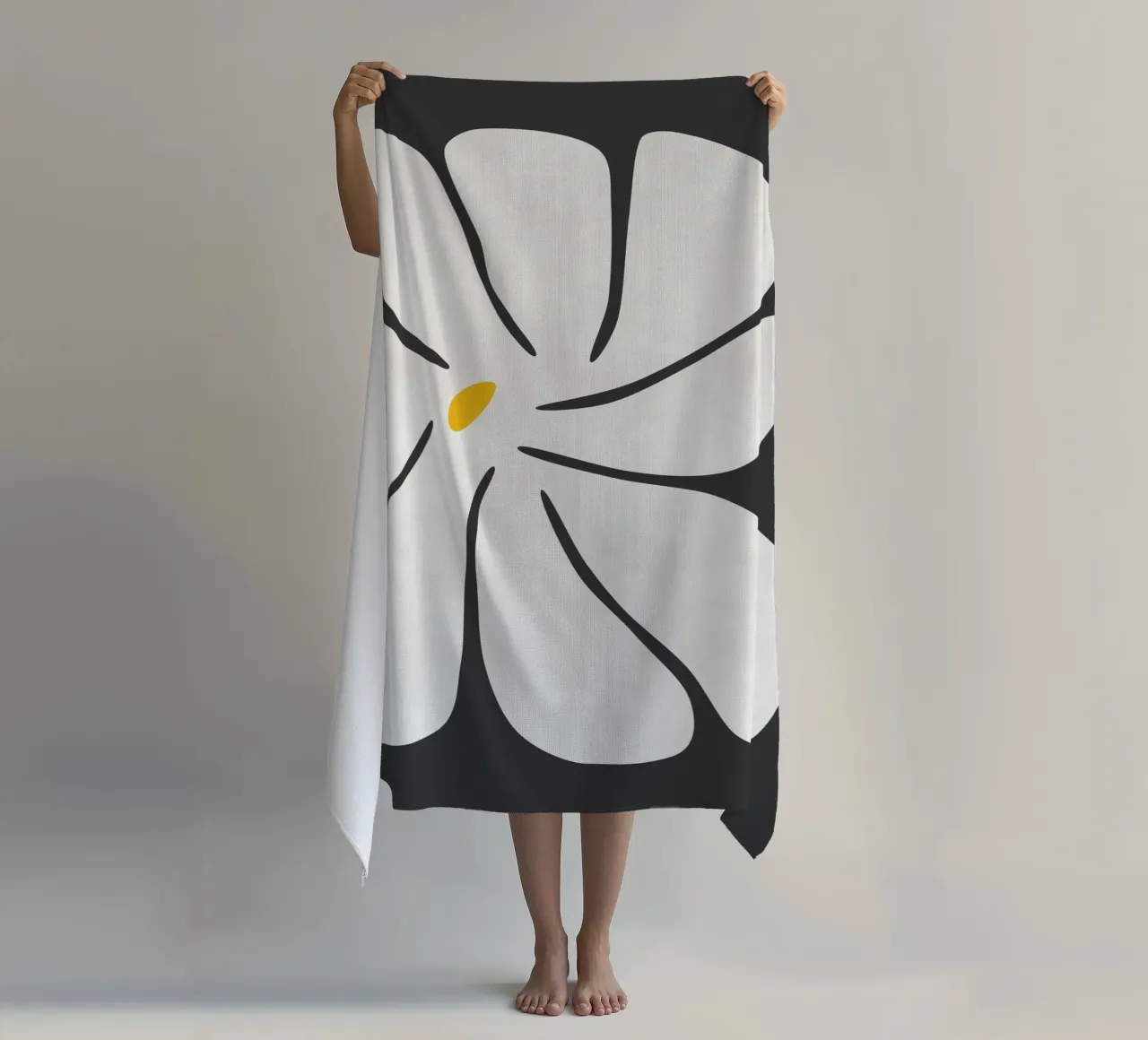 Fiore di margherita II telo mare da amini54