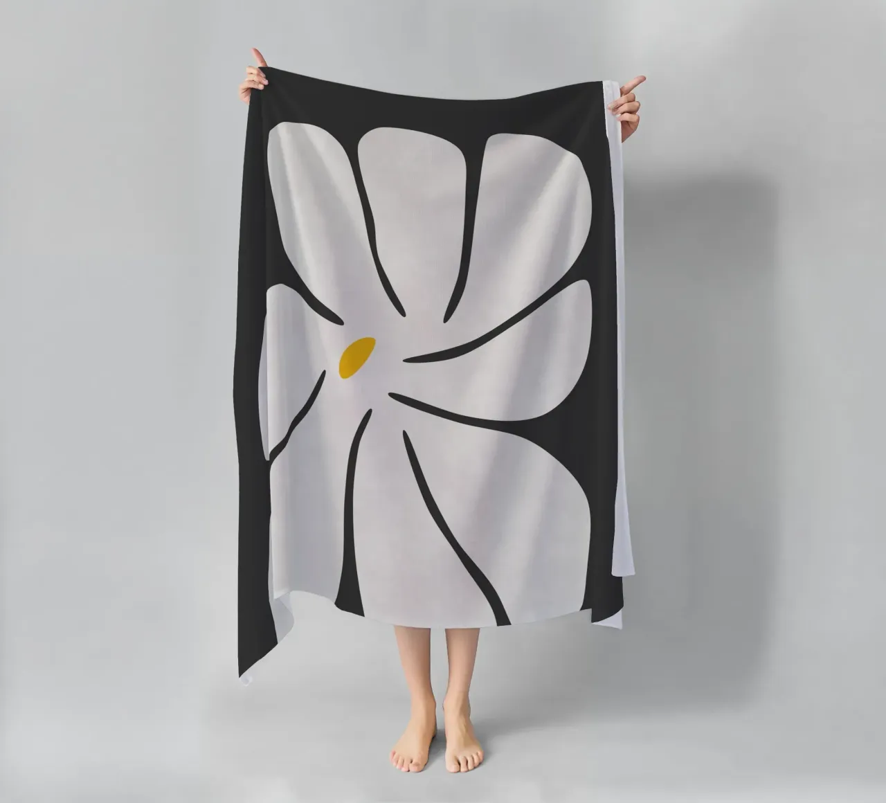 Fiore di margherita II telo mare da amini54