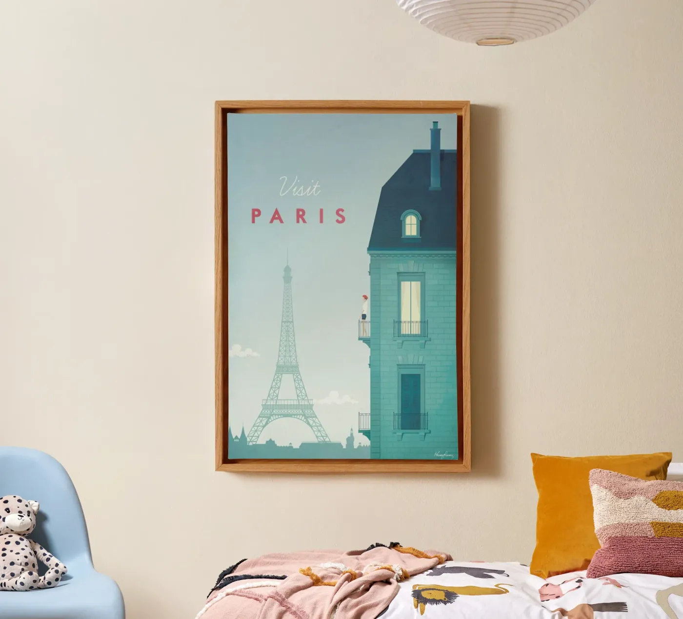 Paris canvas van Henry Rivers