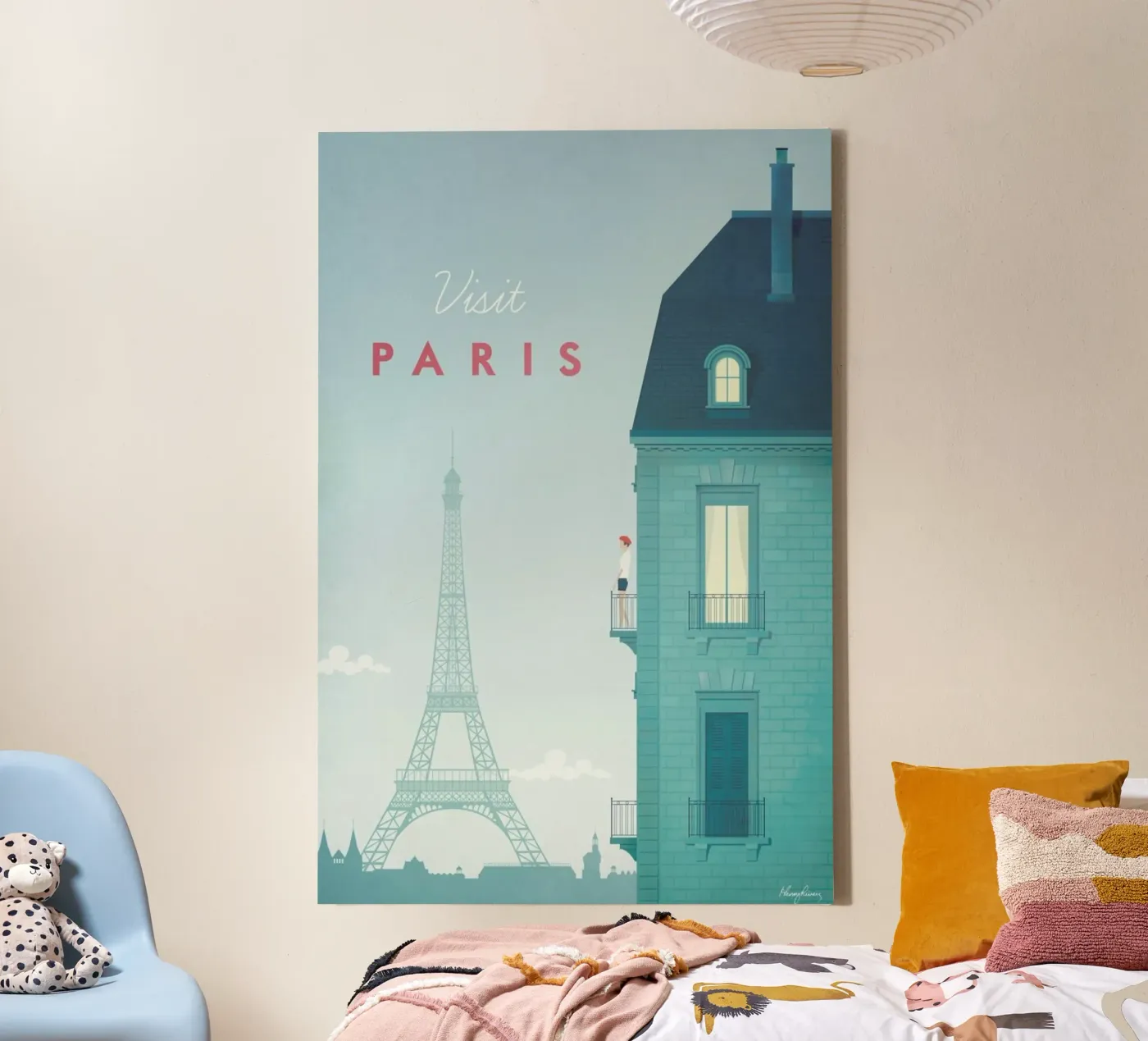 Paris canvas van Henry Rivers