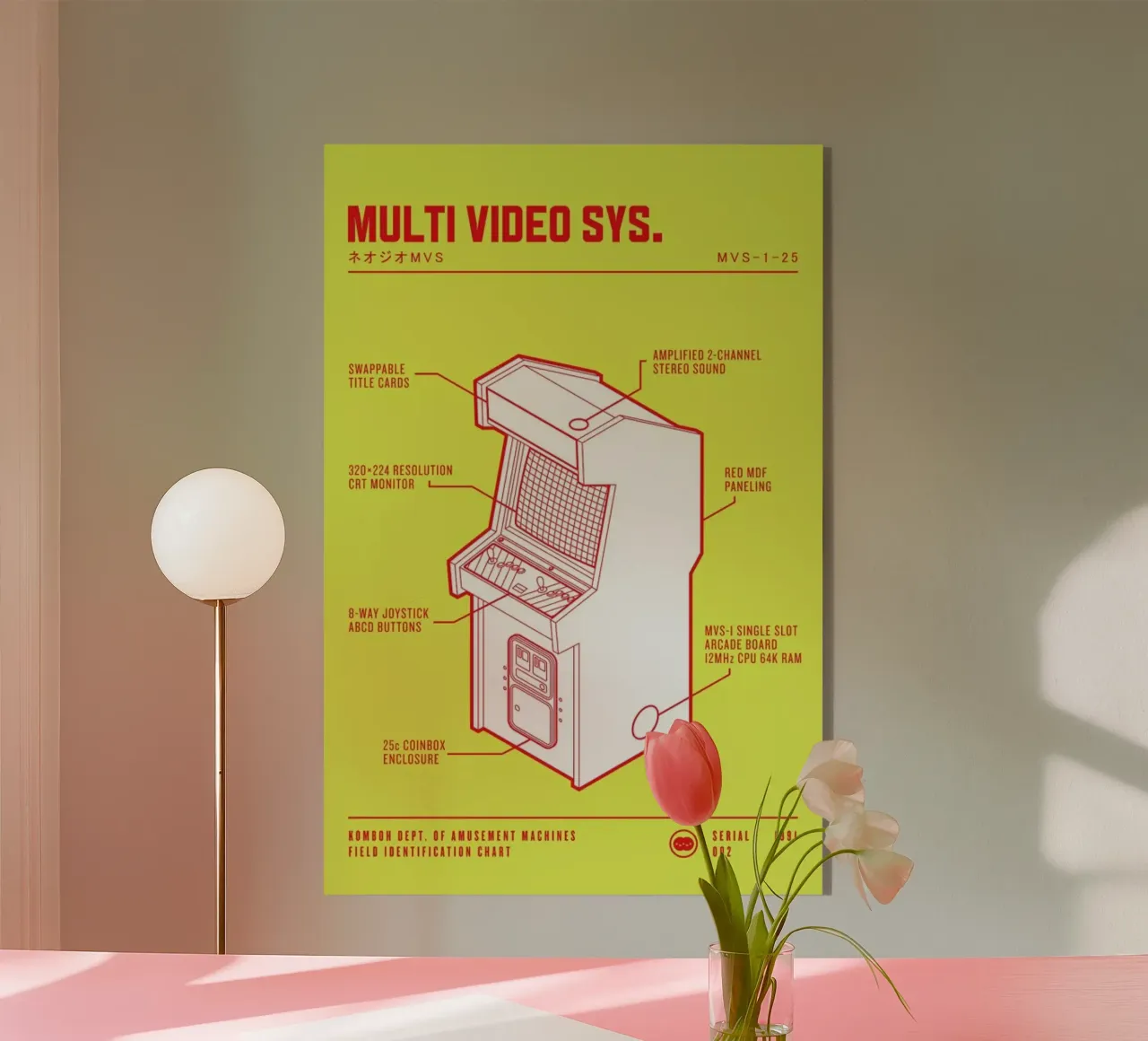 Amusement MVS plexiglass da Komboh