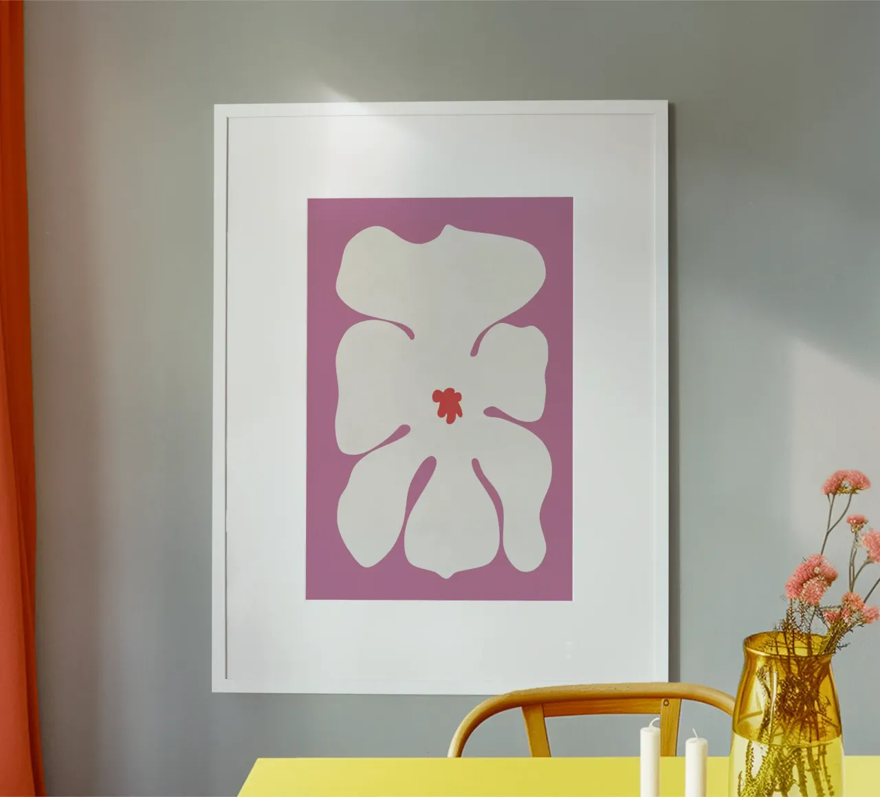 Fiore di orchidea carta hahnemühle da amini54