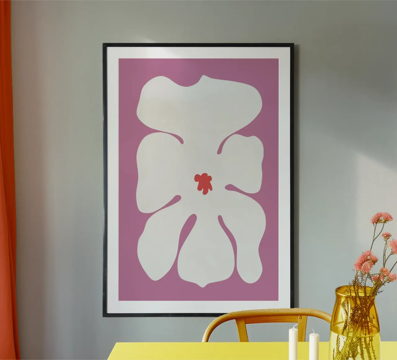 Fiore di orchidea carta hahnemühle da amini54