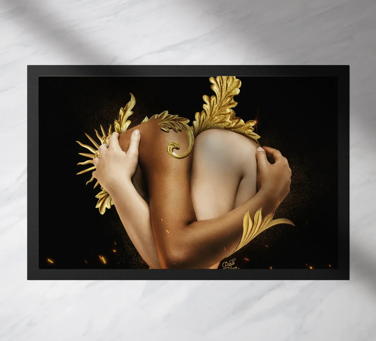 Slechts één deurmat van Paste in Place