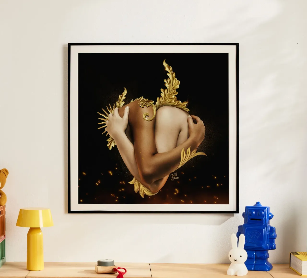 Only One poster with wooden frame by Paste in Place