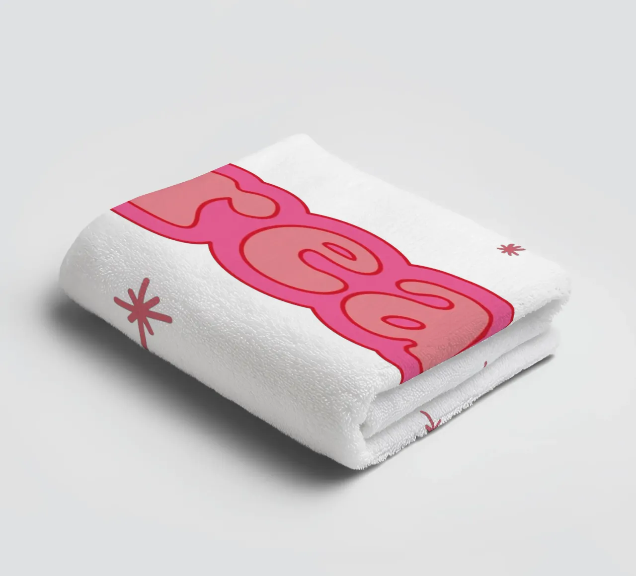 Y2k Dreamer typography print towel by pdigitalprints