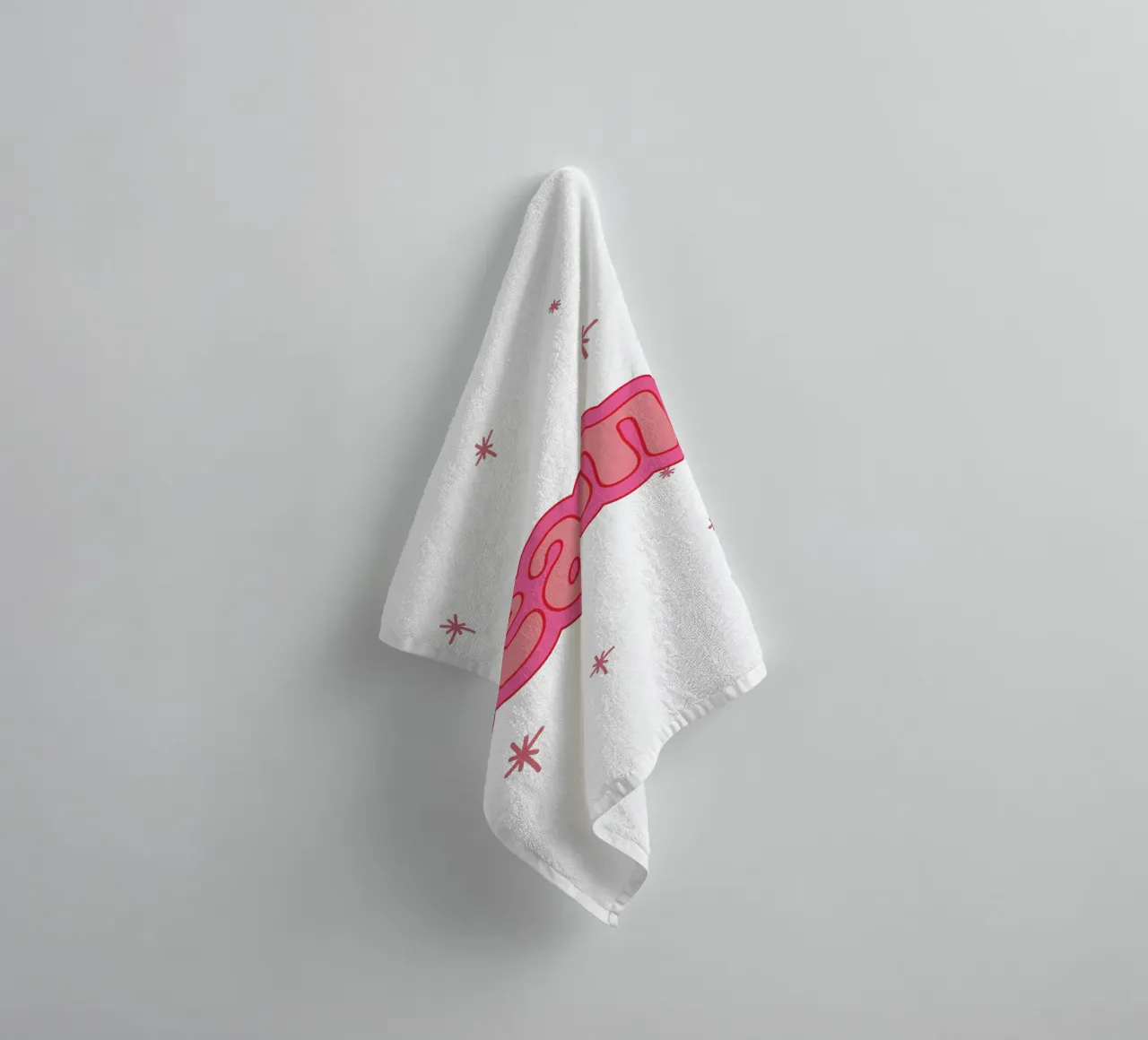 Y2k Dreamer typography print towel by pdigitalprints