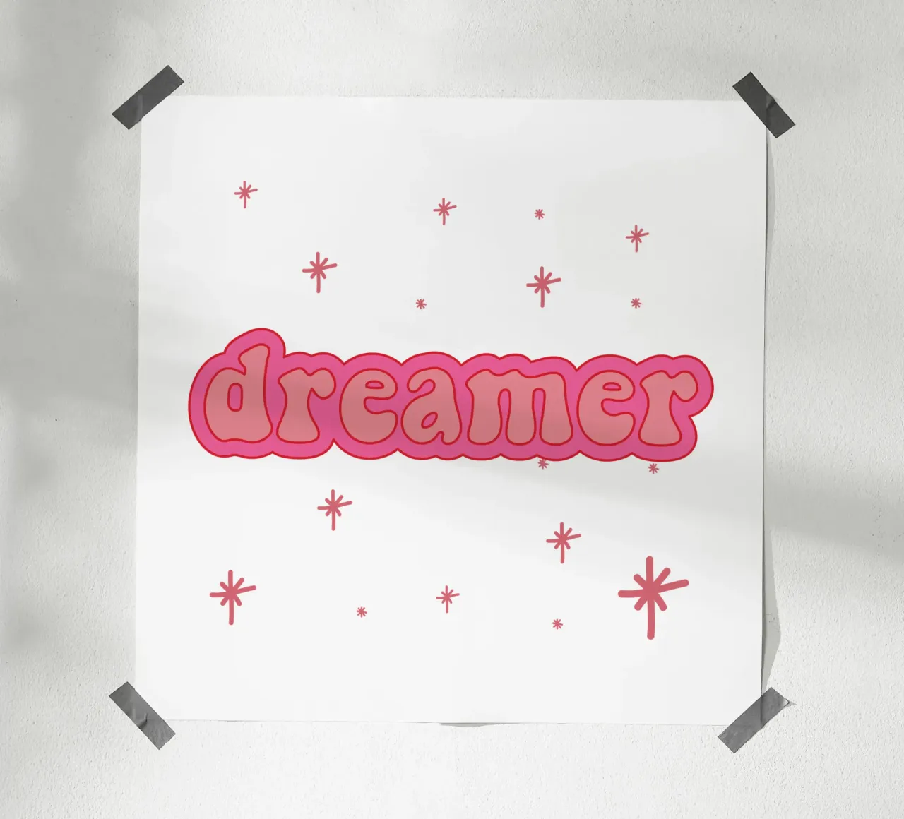 Stampa tipografica Y2k Dreamer carta hahnemühle da pdigitalprints