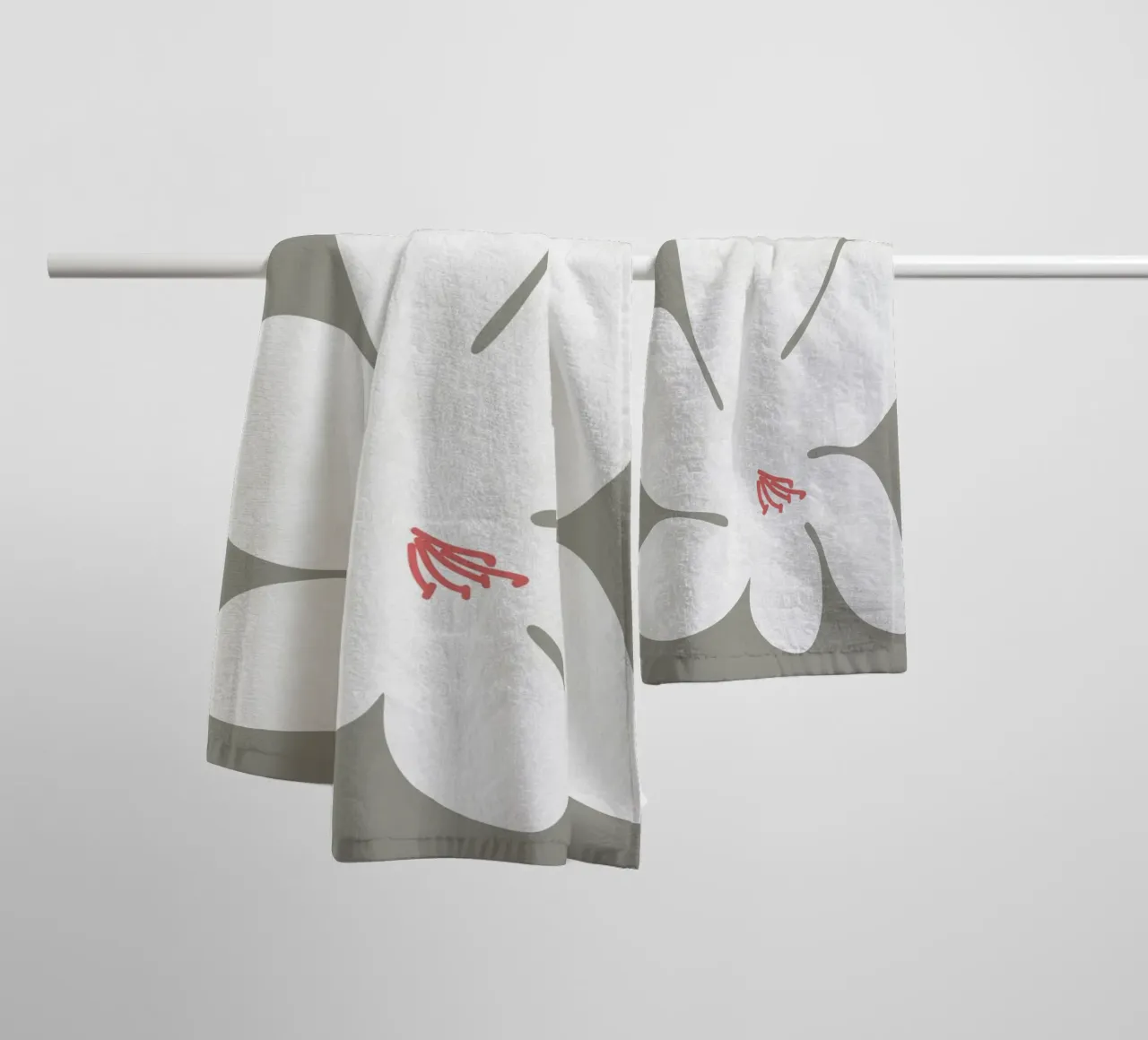 Flor de lis II toalla de baño de amini54