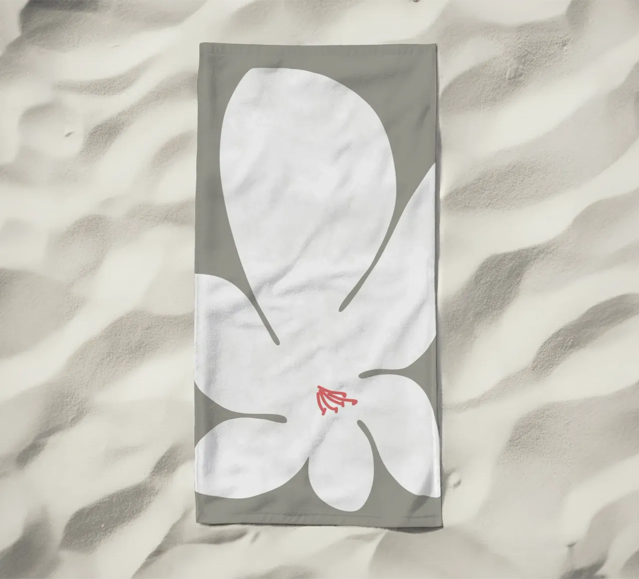 Fiore di giglio II telo mare da amini54