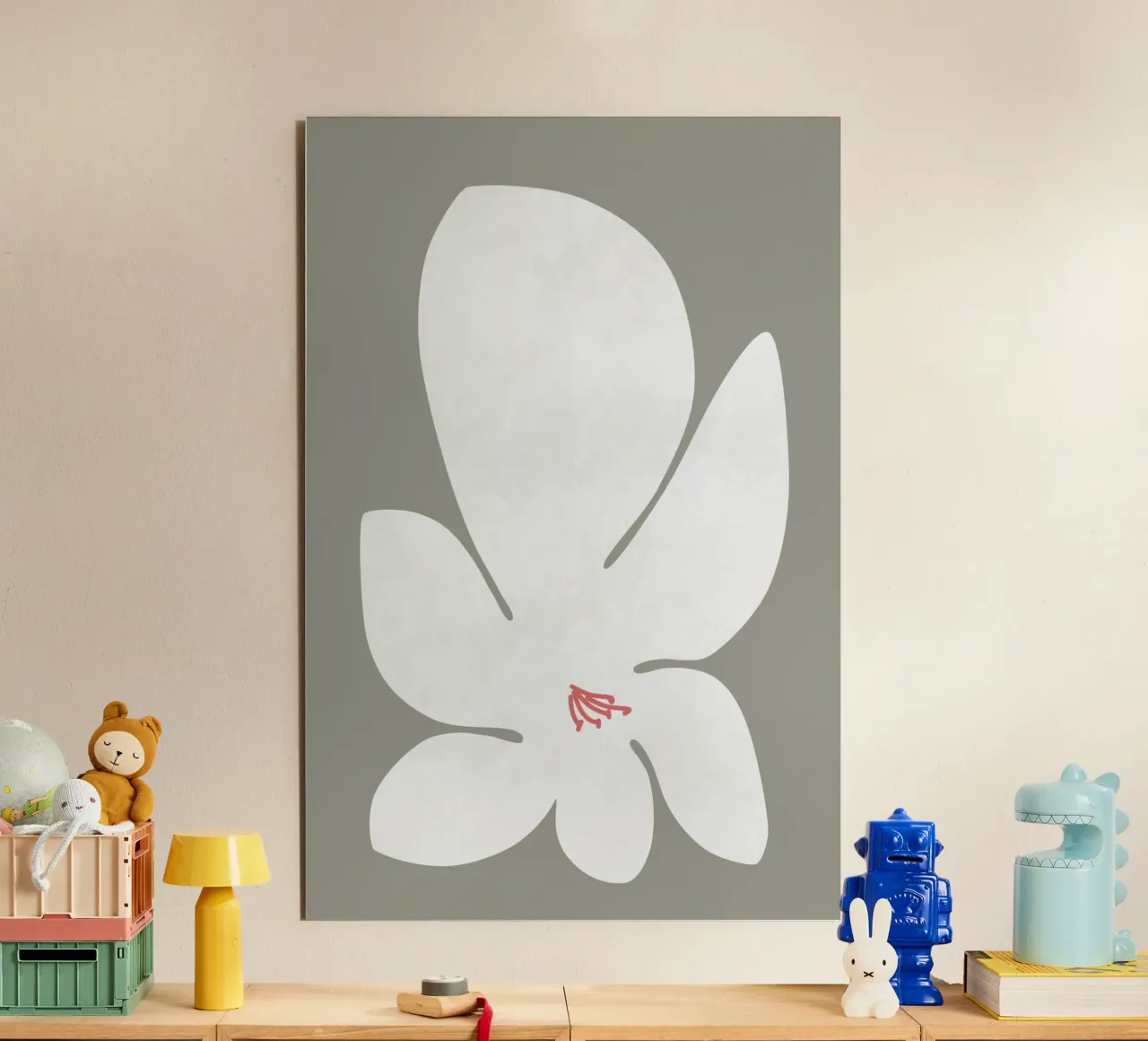 Lily Flower II alu-dibond by amini54