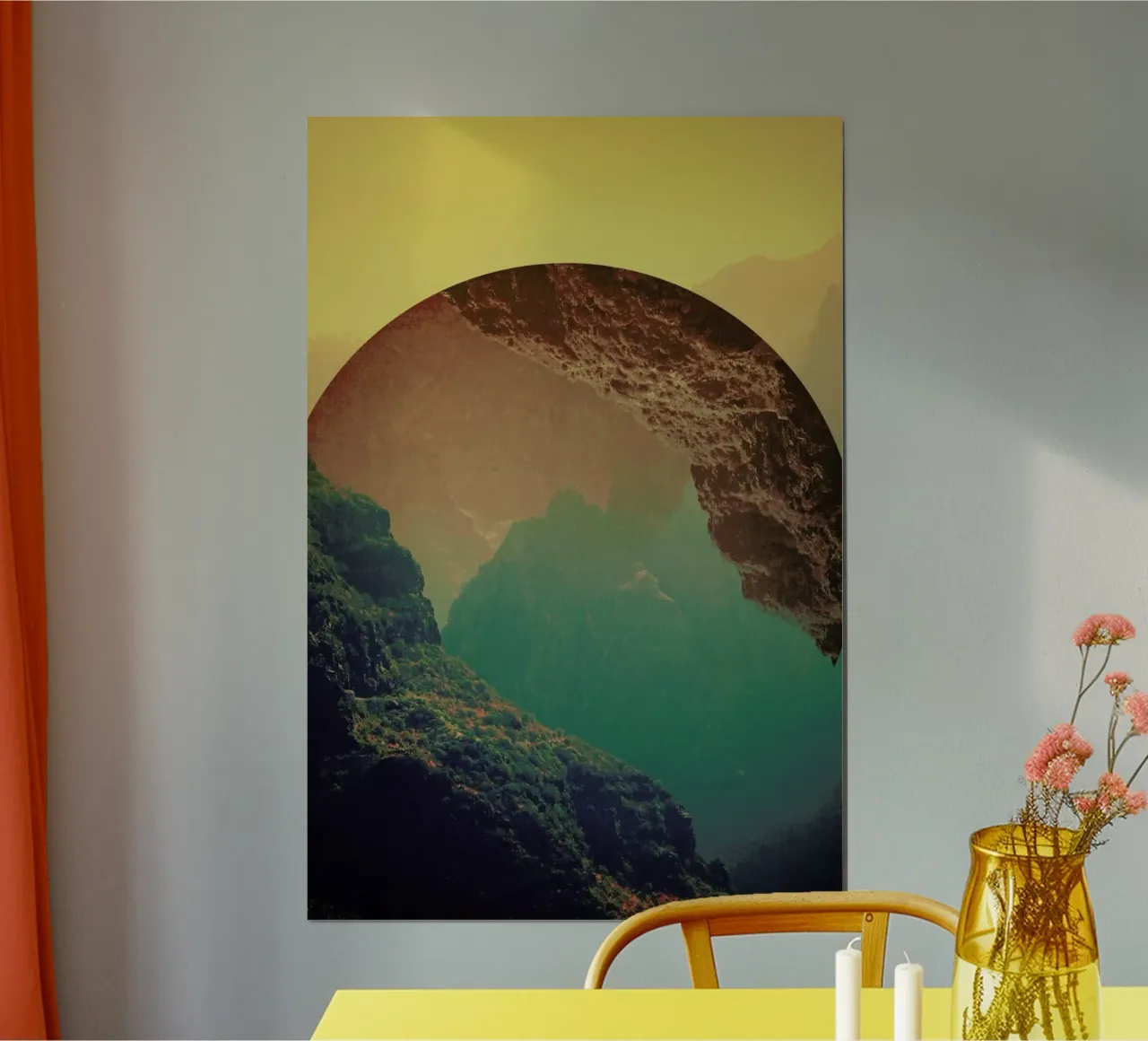 Esfera poster con telaio in legno da Victorsbeard