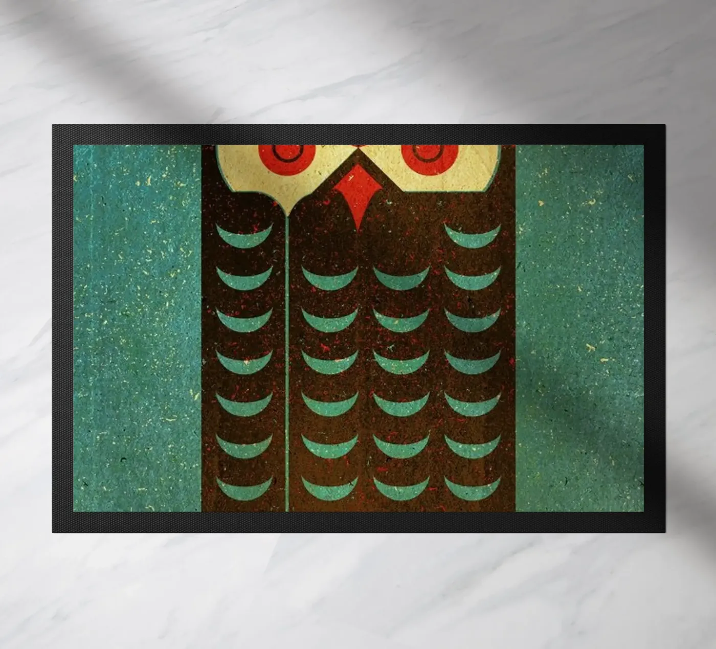 Owl doormat by Komboh