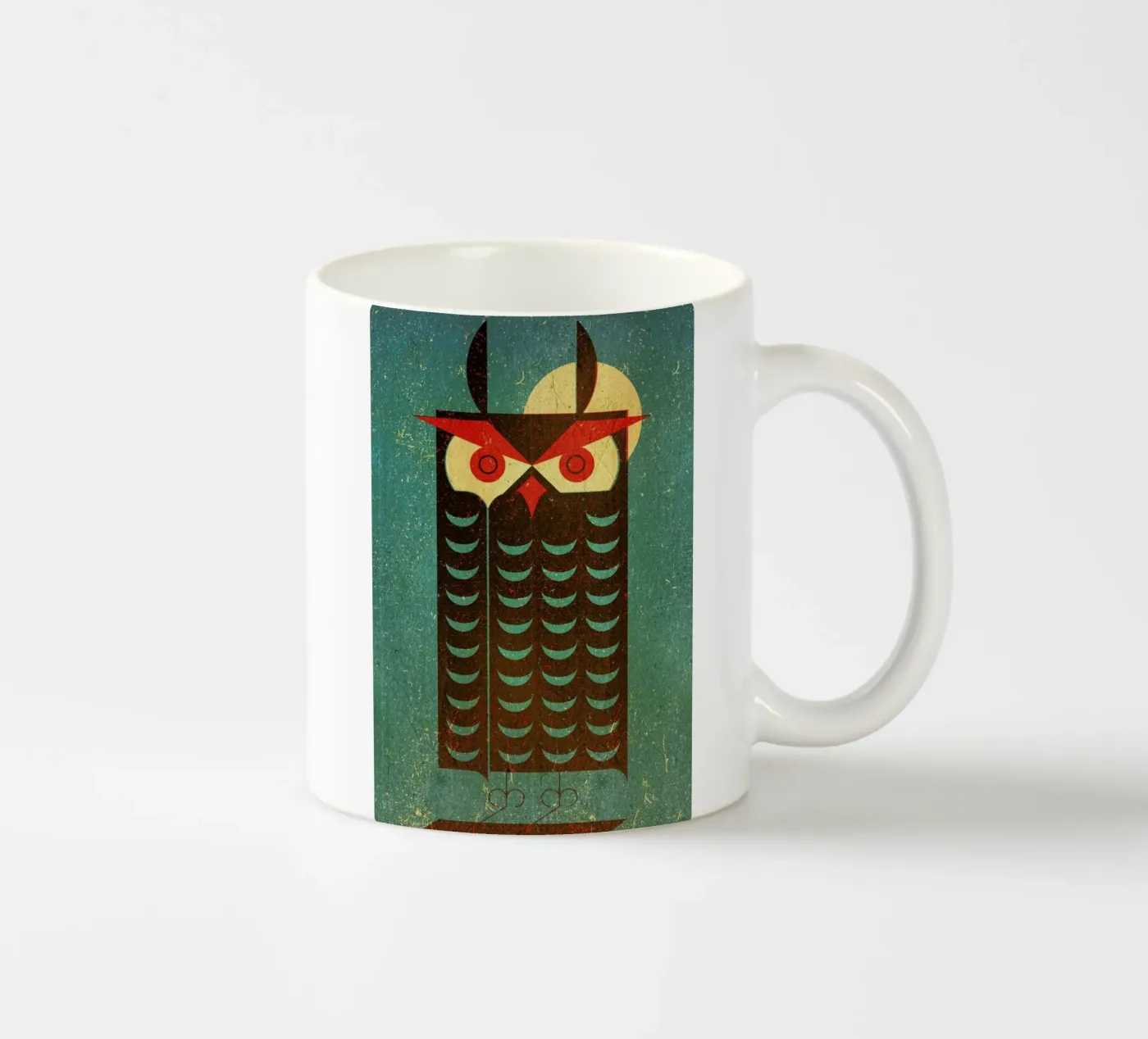 Owl ceramic mug by Komboh