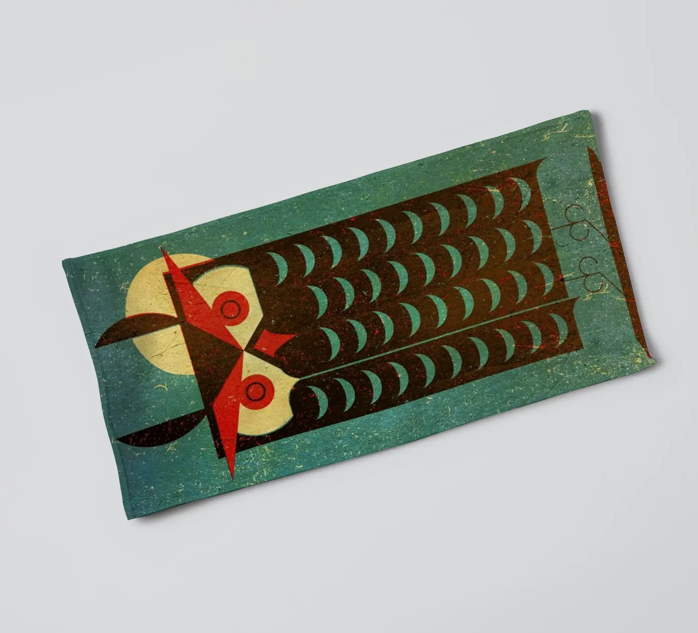 Owl badhanddoek van Komboh