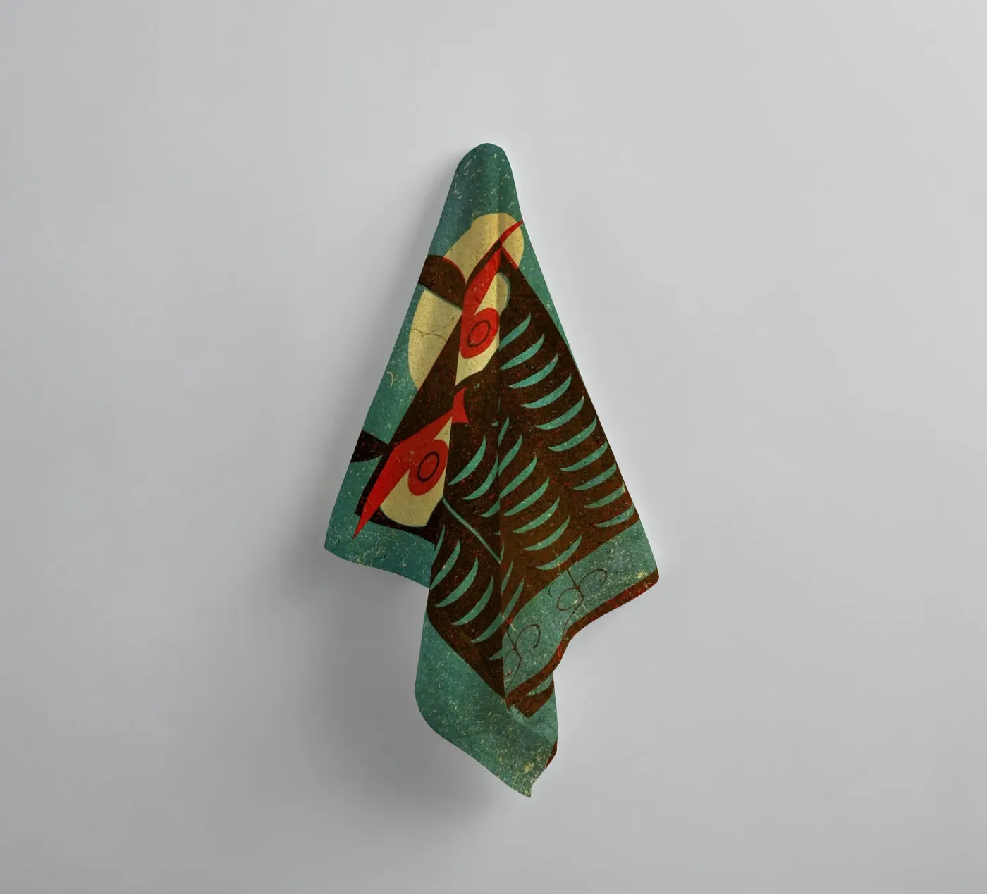 Owl badhanddoek van Komboh