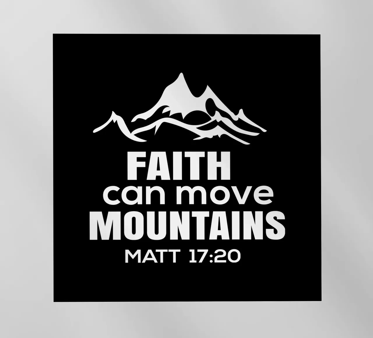 Faith can move mountains pellicola backlit da happieeagle
