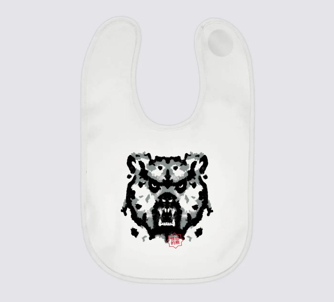 Bear Rorschach Test Babylätzchen von Tobe Fonseca