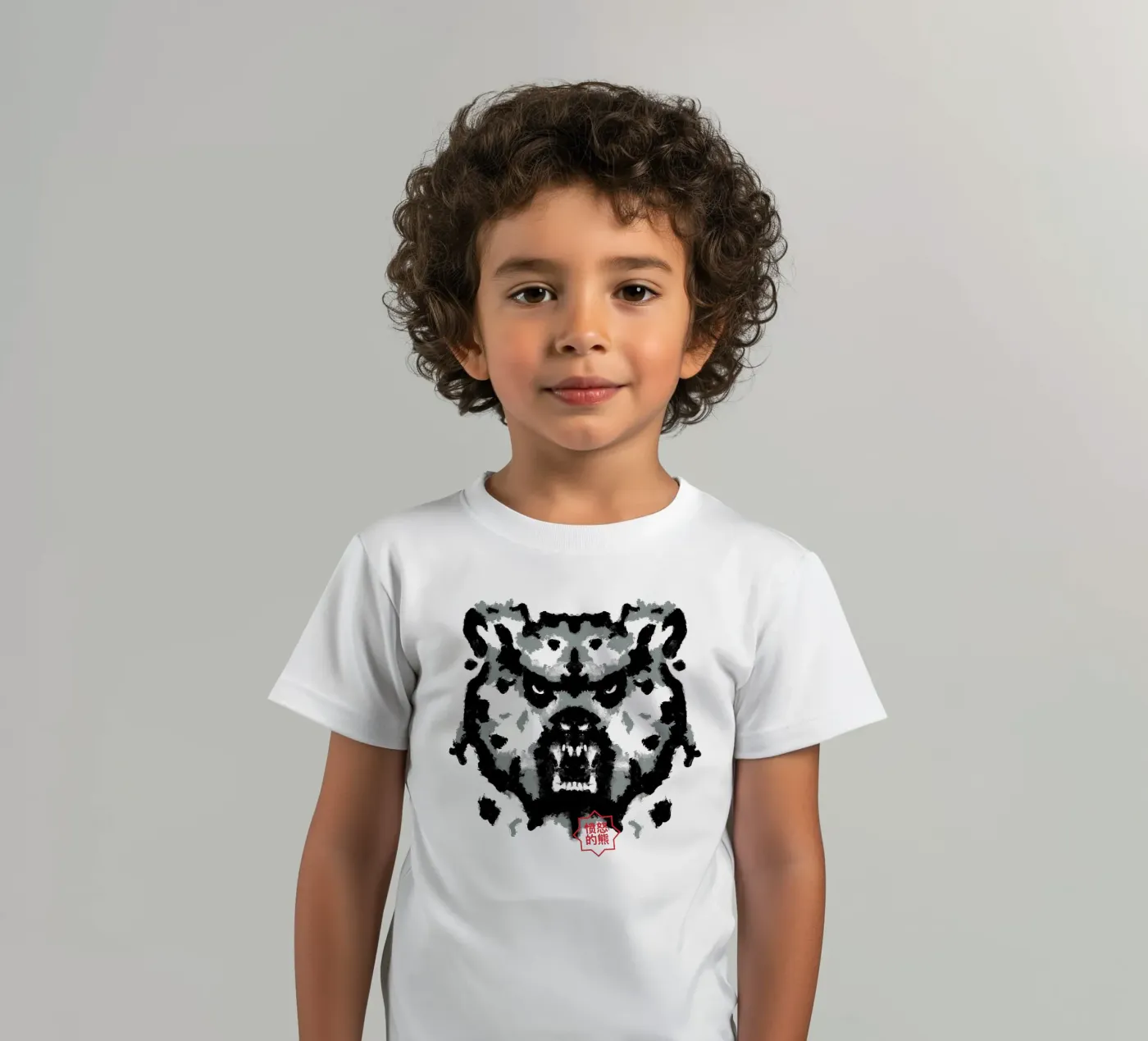 Test di Rorschach dell'orso t-shirt bambini da Tobe Fonseca