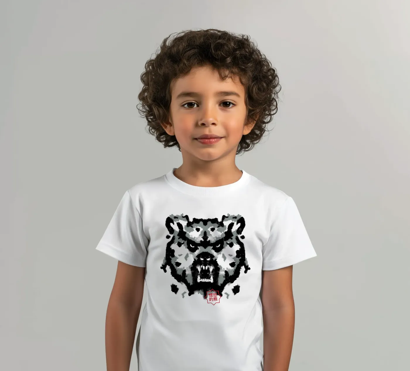Test di Rorschach dell'orso t-shirt bambini da Tobe Fonseca