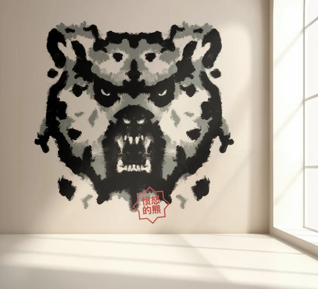 Beer Rorschachtest fotobehang van Tobe Fonseca