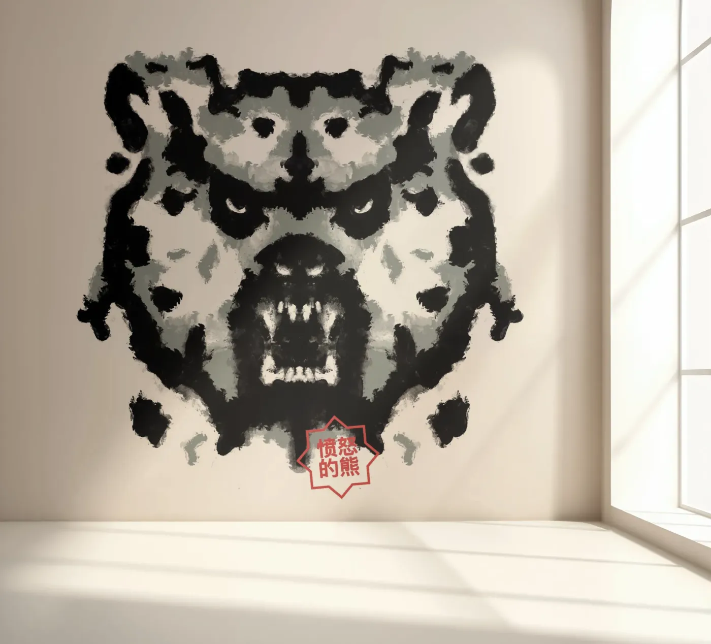 Beer Rorschachtest fotobehang van Tobe Fonseca