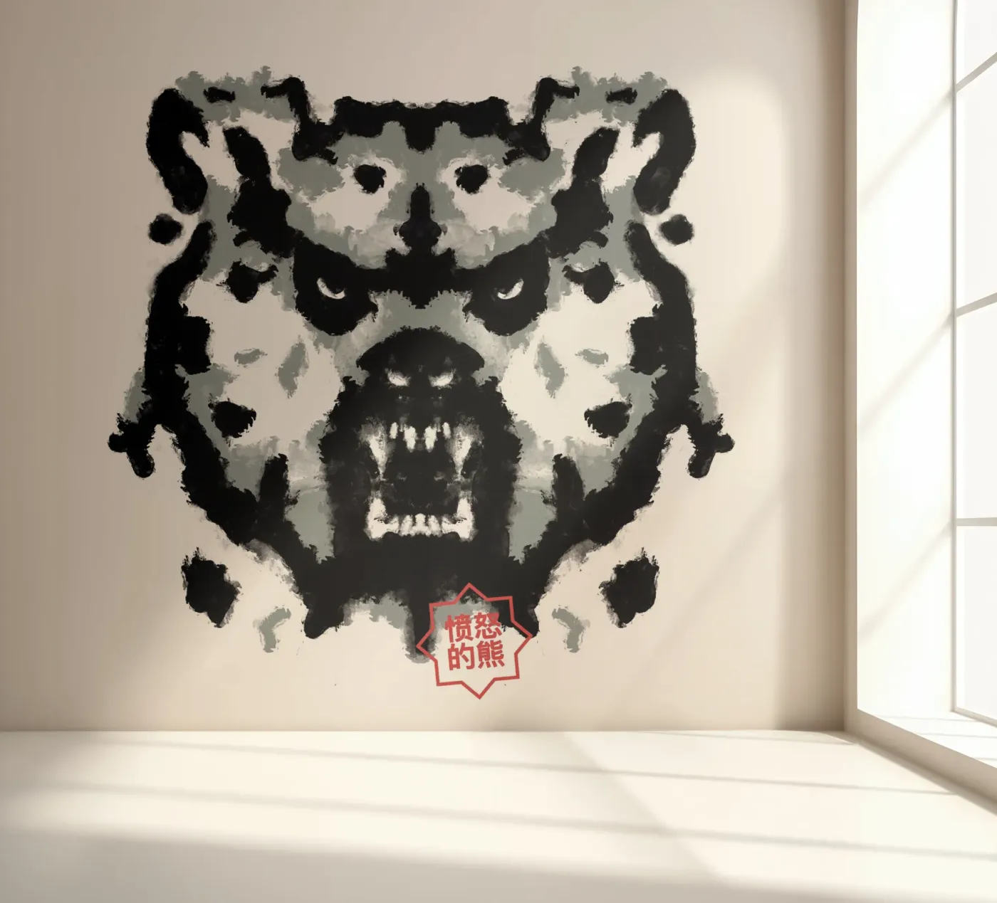 Beer Rorschachtest fotobehang van Tobe Fonseca