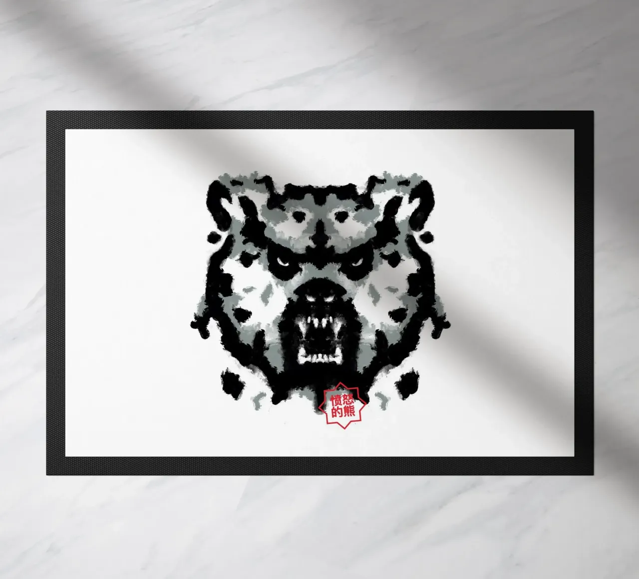 Beer Rorschachtest deurmat van Tobe Fonseca