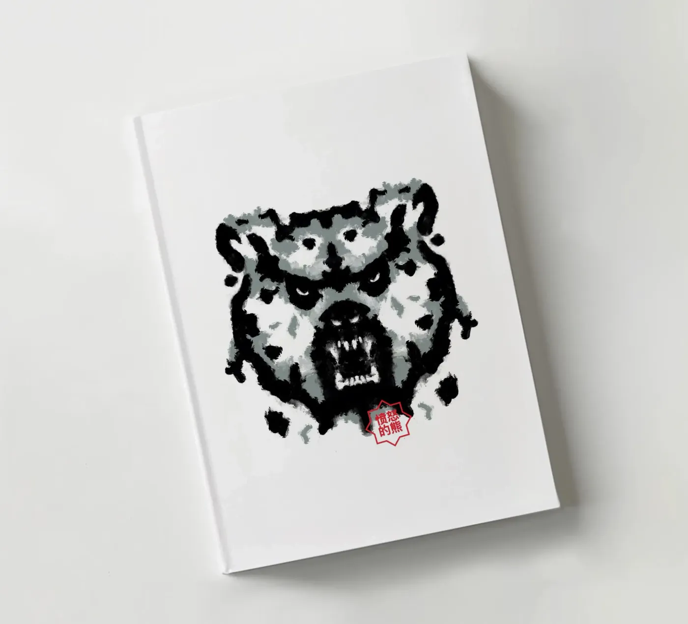 Bear Rorschach Test notebook by Tobe Fonseca