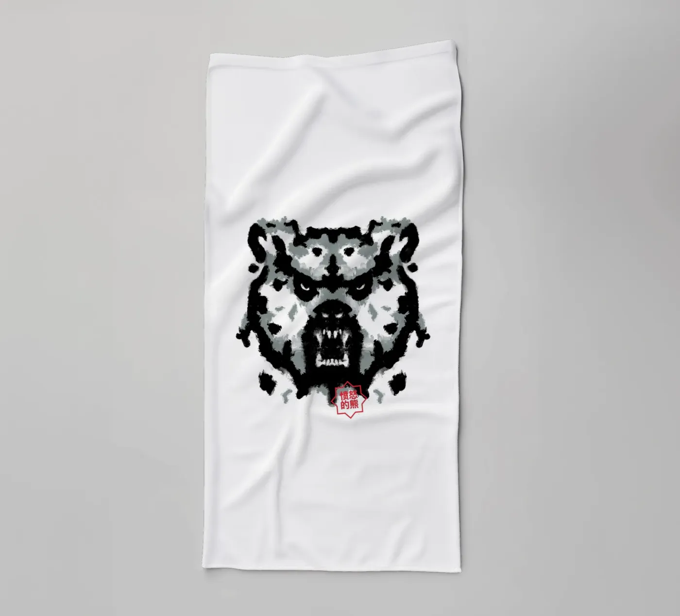 Bear Rorschach Test towel by Tobe Fonseca