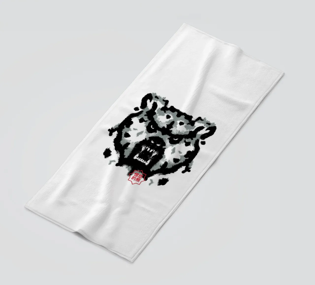 Bear Rorschach Test strandhanddoek van Tobe Fonseca