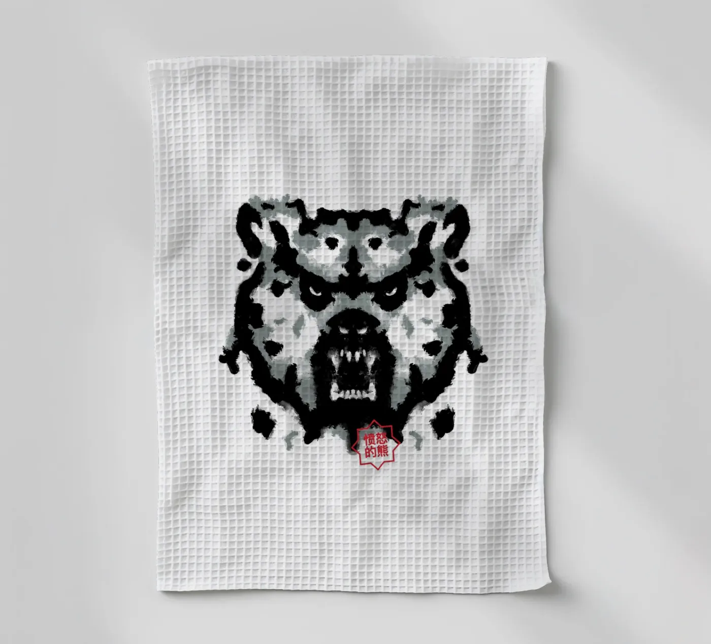 Bear Rorschach Test torchon de Tobe Fonseca