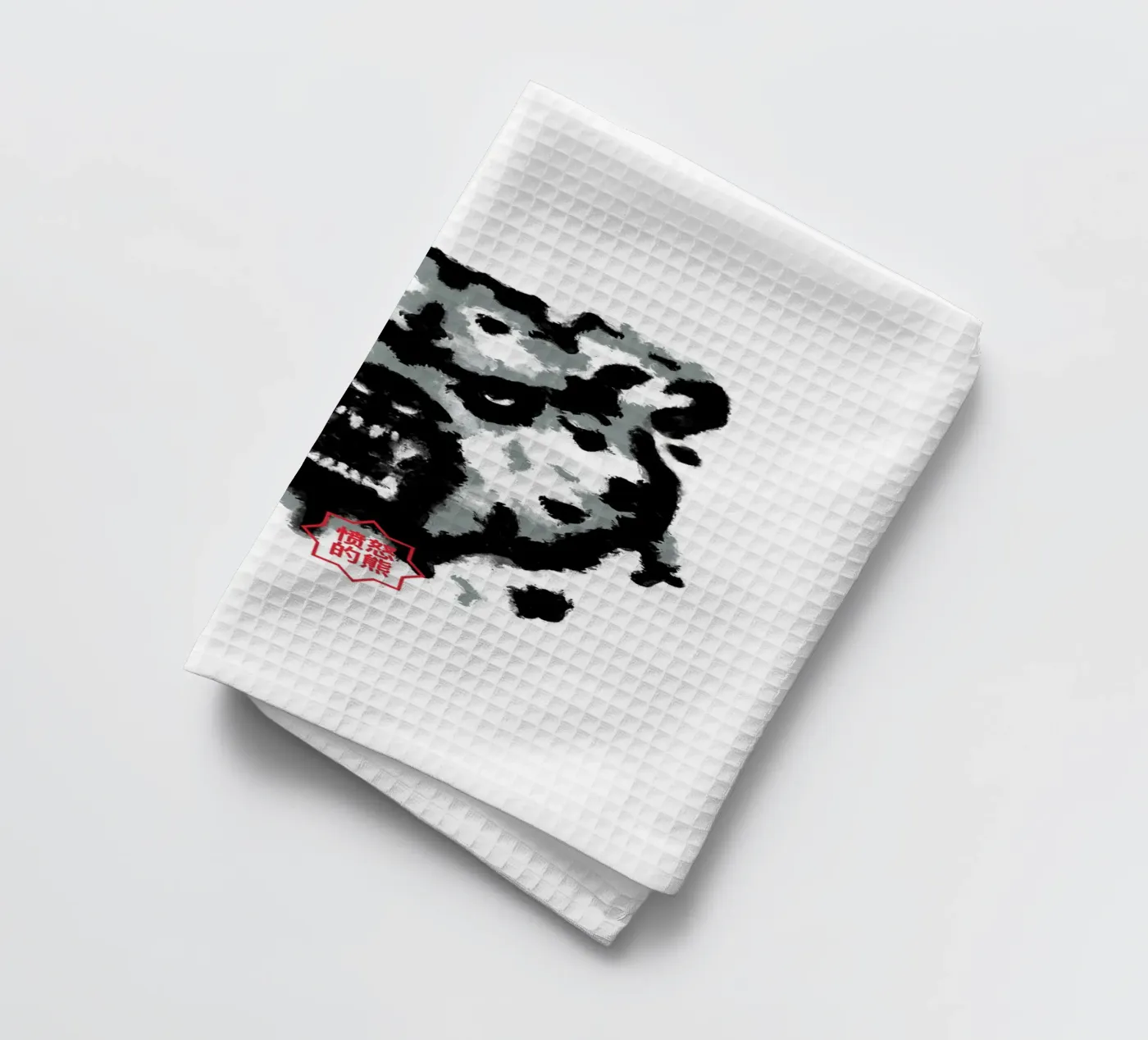 Bear Rorschach Test torchon de Tobe Fonseca