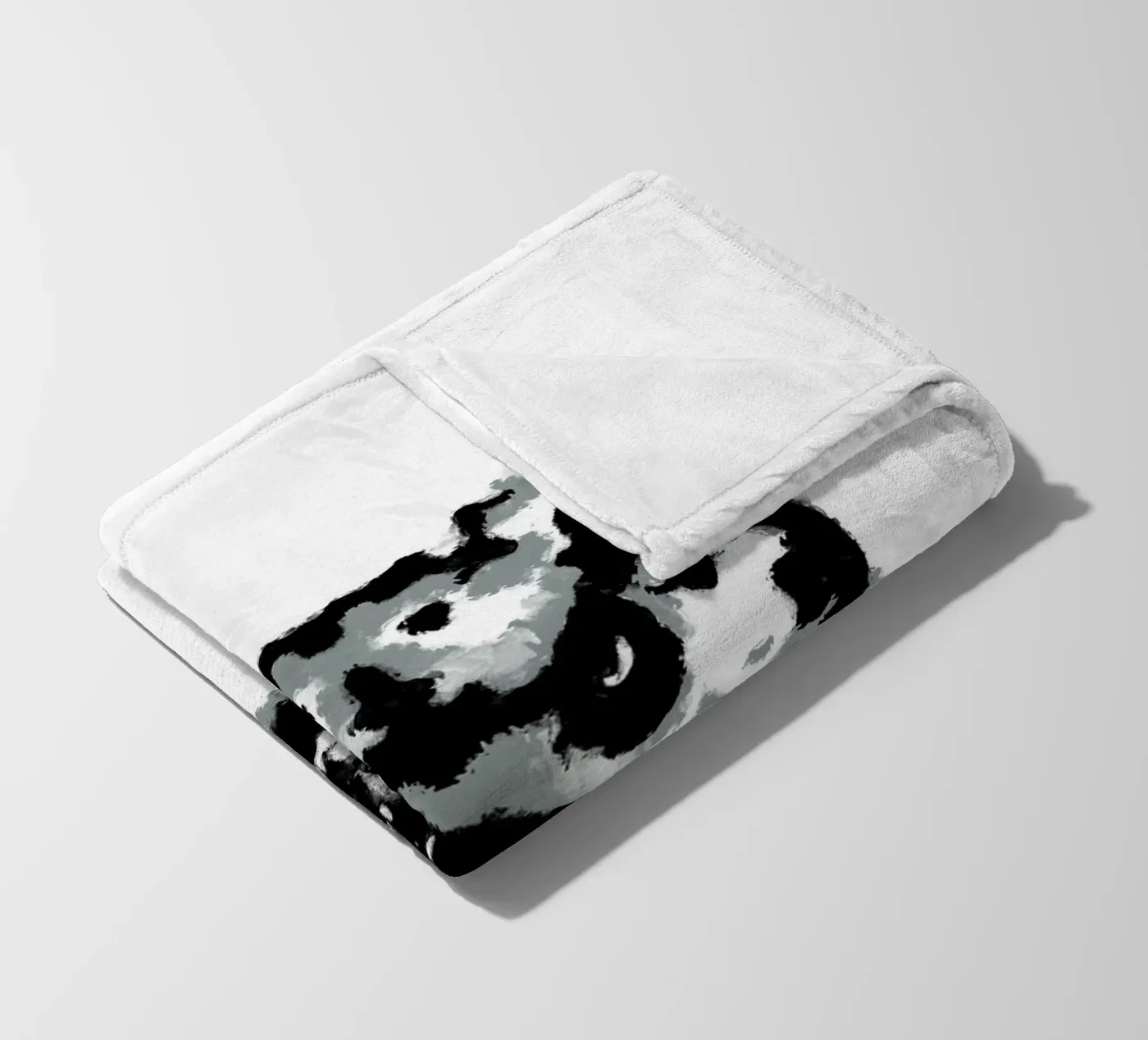 Bear Rorschach Test fleece blanket by Tobe Fonseca