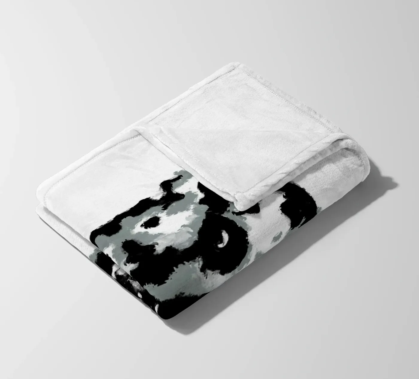 Bear Rorschach Test fleece blanket by Tobe Fonseca