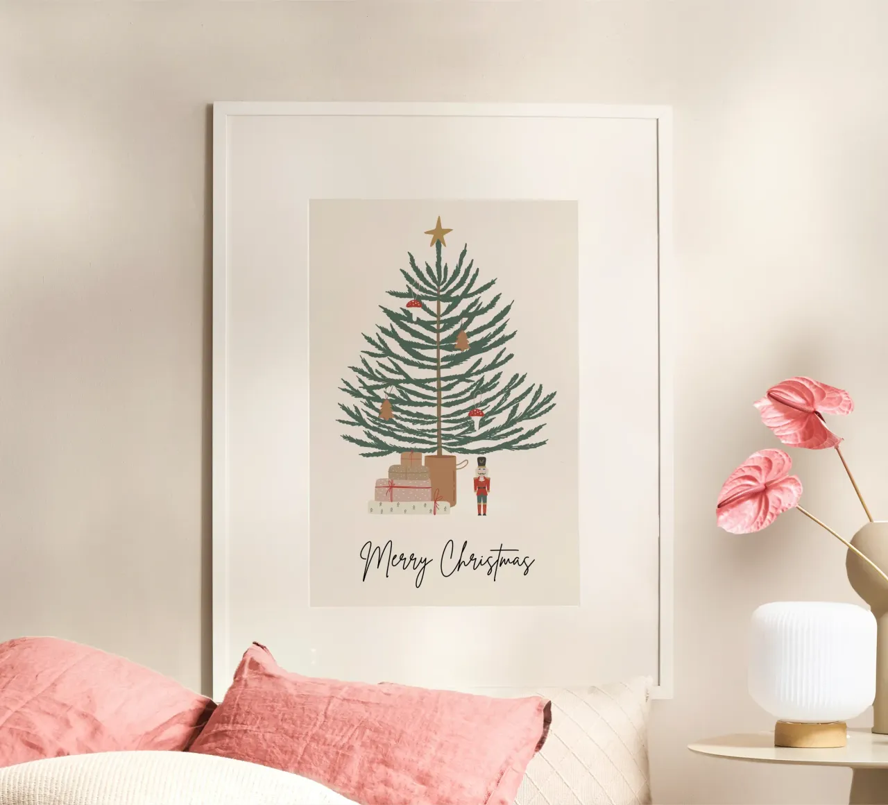 Impresión artística de Feliz Navidad poster de pdigitalprints
