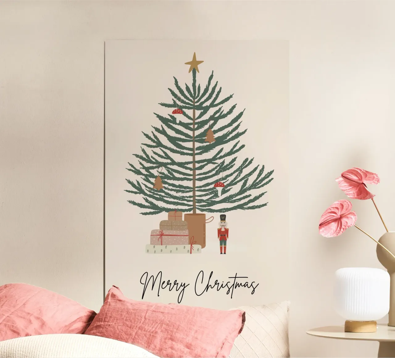 Impresión artística de Feliz Navidad poster de pdigitalprints